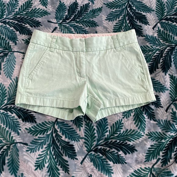 Mint Green J Crew Shorts - Picture 1 of 3